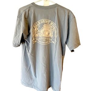 Vintage Bale Grist Mill NAPA CA State Park Men’s L Blue Gray T-Shirt RARE